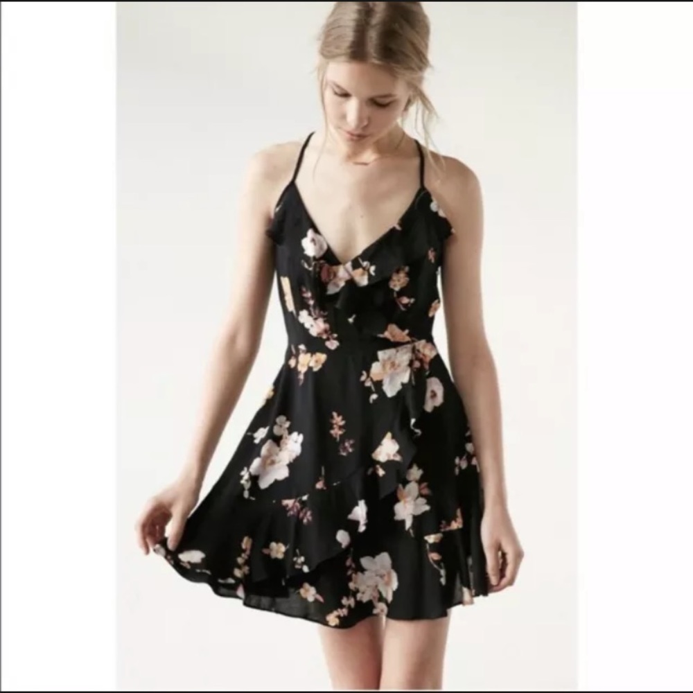 Kimchi Blue Sabina ruffle wrap dress